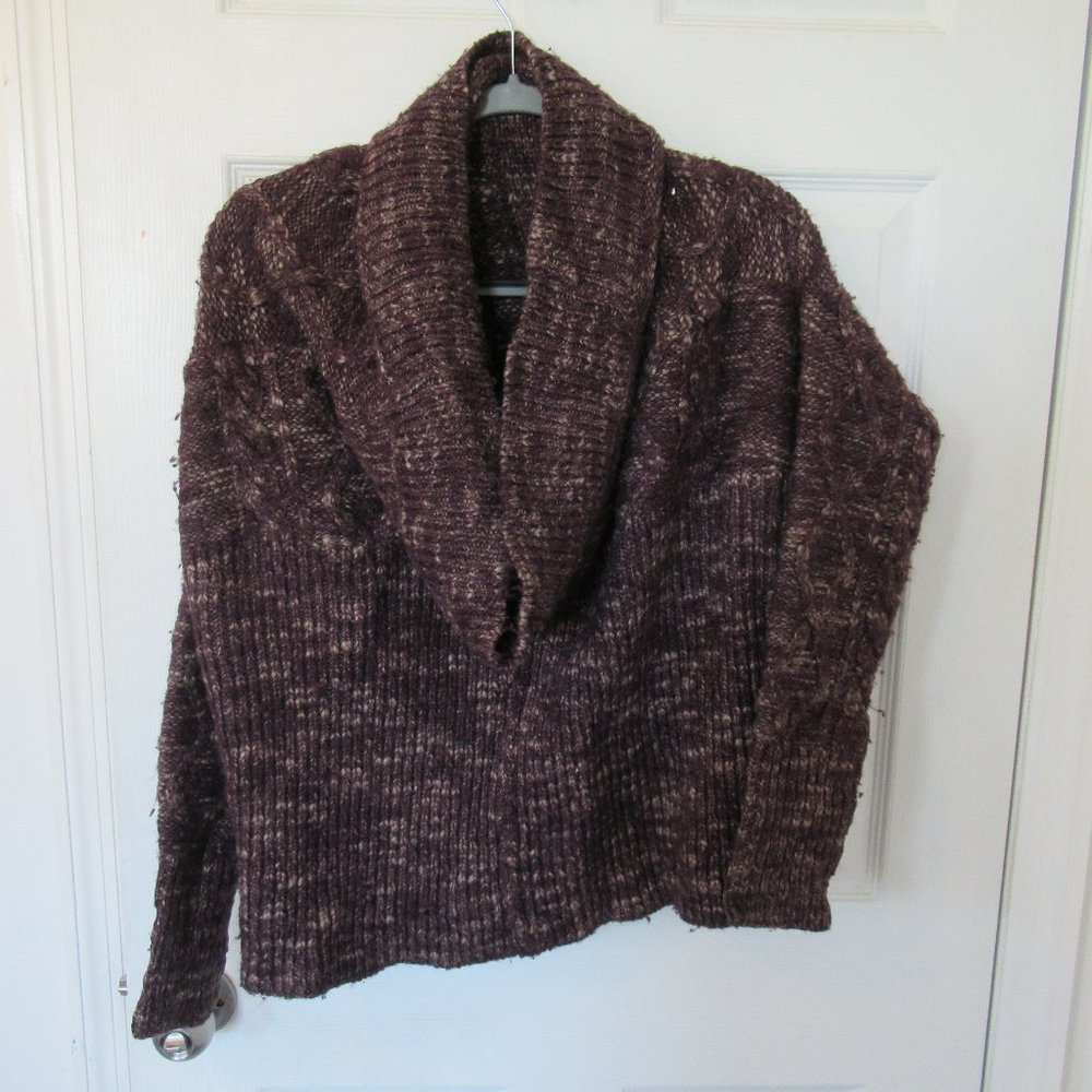 Rebecca Minkoff Chunky Cowl Neck Sweater Purple